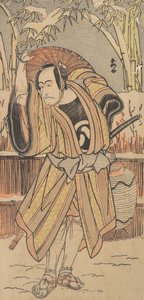 De Vijfde Ichikawa Danjuro als Man in Winterkleding