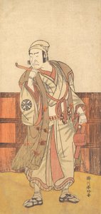 De eerste Nakamura Nakazo in de rol van Shimada no Hachizo door Katsukawa Shunko