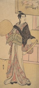 De derde Sawamura Sojuro in de rol van Shirai Gonpachi, 2e maand, 1788 door Katsukawa Shunko