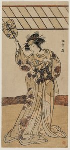 Segawa Kikunojō III als Teruha door Katsukawa Shunsho
