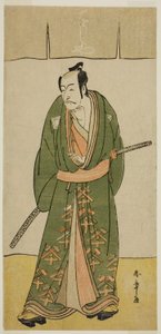 De acteur Ichikawa Danjuro V als Gokuin Sen