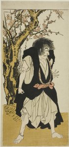 De Acteur Ichikawa Danjuro V als de Afvallige Boeddhistische Monnik Wantetsu uit Okamidani, in de Vijfde Scene van het Toneelstuk Date Nishiki Tsui no Yumitori (Een Dandyachtig Brokaat: Tegenovergestelde Krijgers), Opgevoerd in het Morita Theater in de Elf door Katsukawa Shunsho