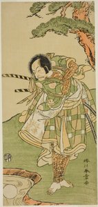 De Acteur Ichikawa Danjuro V in een Onbekende Rol door Katsukawa Shunsho