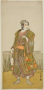 De acteur Ichimura Uzaemon IX als de pottenbakker Tsuchihei in het stuk Higashiyama Momiji no Kadode, uitgevoerd in het Ichimura Theater in de negende maand, 1778 door Katsukawa Shunsho