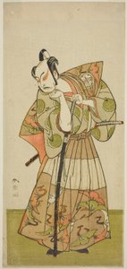 De acteur Nakamura Juzo II in een niet-geïdentificeerde rol door Katsukawa Shunsho
