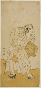 De acteur Nakamura Sukegoro II in een onbekende rol door Katsukawa Shunsho