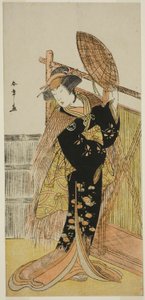 De Acteur Segawa Kikunojo III als Michichiba in het Toneelstuk Azuma no Mori Sakae Kusunoki, Opgevoerd in het Ichimura Theater in de Elfde Maand, 1779 door Katsukawa Shunsho