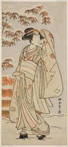 De Acteur Segawa Kikunojo III in een Onbekende Rol door Katsukawa Shunsho