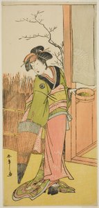 De acteur Segawa Kikunojo III in een onbekende rol door Katsukawa Shunsho