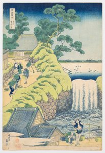 De Aoigaoka-waterval in de Oostelijke Hoofdstad, uit de serie „Een reis langs de watervallen van verschillende provincies“