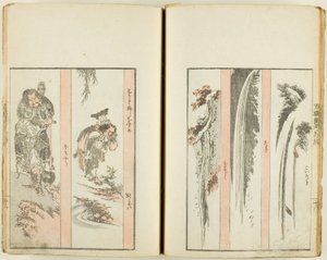 Banshoku zuko, een deel van 5 gepubliceerd door Katsushika Hokusai