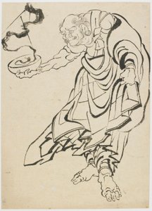 Boeddhistische figuur door Katsushika Hokusai