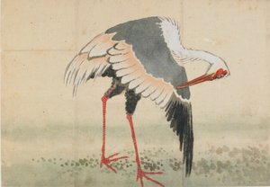 Kraanvogel, Edo-periode, laat 18e-begin 19e eeuw