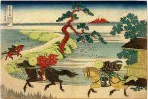 Het dorp Sekiya aan de rivier Sumida