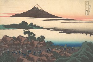 Dageraad bij Isawa in de provincie Kai, uit de serie Zesendertig..., ca. 1830-32 door Katsushika Hokusai