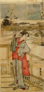 De pijnboom van succes door Katsushika Hokusai