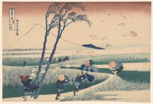 Ejiri in de provincie Suruga, uit de serie "Zesendertig Zichten op de Berg Fuji"