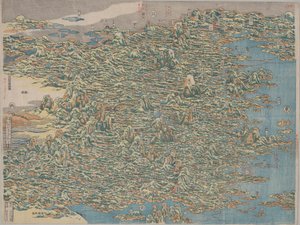 Beroemde locaties van China door Katsushika Hokusai