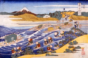 Fuji vanaf de Voorde bij Kanaya