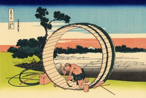 Fujimi Fuji uitzichtveld in de provincie Owari