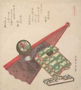 Paardenpatroon Koma shobu, uit de serie Paarden door Katsushika Hokusai