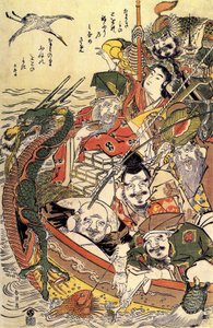 Japanse mythologie: "Zeven Goden van Geluk"