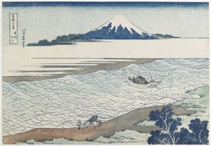 Jewel River in de provincie Musashi, 1831-1834
