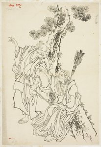 Jo en Uba; Thema van Takasago, ca. 1815-49