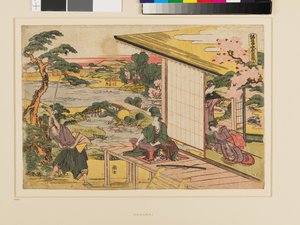Kanadehon Chūshingura Act II door Katsushika Hokusai