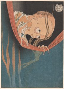 Kohada Koheiji, uit de serie "Honderd spookverhalen (Hyaku monogatari)"