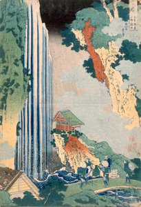 Ona-waterval op de Kisokaido, 1827