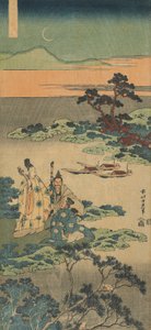 Print uit de serie "Een ware spiegel van Chinese en Japanse gedichten"
