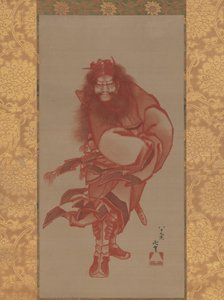 Rode Shoki, de Demon Bestrijder door Katsushika Hokusai