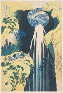 De Amida Waterval in de Provincie Kiso