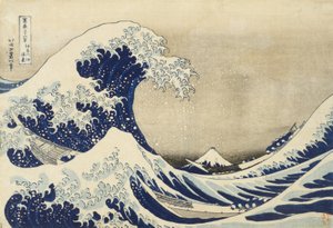 De grote golf van Kanagawa, c.1830 door Katsushika Hokusai