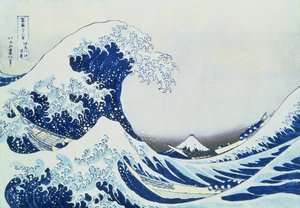 De grote golf van Kanagawa, uit de serie 