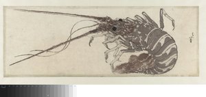 De Kreeft door Katsushika Hokusai