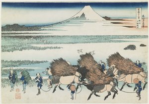 De rijstvelden van O_no in de provincie Suruga, 1831-1834