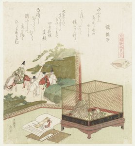 Waterloze schelp door Katsushika Hokusai