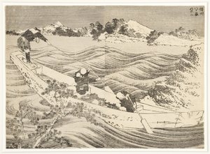 Yatsugatake in de provincie Shinano, 1834-35