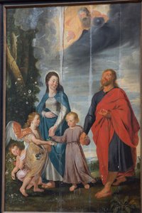 Parochiekerk (Parochiekerk Sint-Walburga). Schilderij.