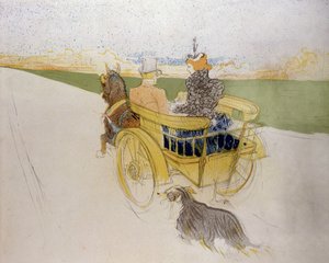 Zonder titel. Henri de Toulouse Lautrec (1864 - 1901). Lithografie. Petiet Museum, Limoux.