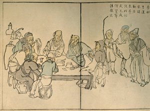 De Negen Ouden, 1813, 1924 door Kawamura Bunpo