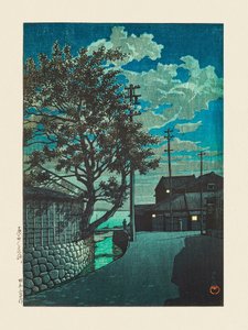 Kamezaki Bishu 1928 door Kawase Hasui