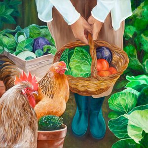 Verse oogst uit de tuin door Kay Shanley