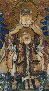 De Huzulische Madonna door Kazimierz Sichulski