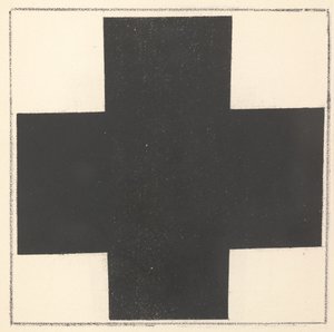 Zwarte Kruis uit "Suprematisme: 34 Tekeningen"