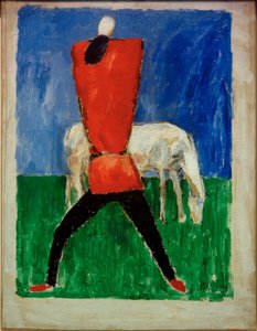 Man en paard