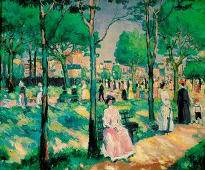 Op de Boulevard, 1903 door Kazimir Severinovich Malevich
