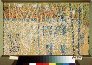 Landschap door Kazimir Severinovich Malevich